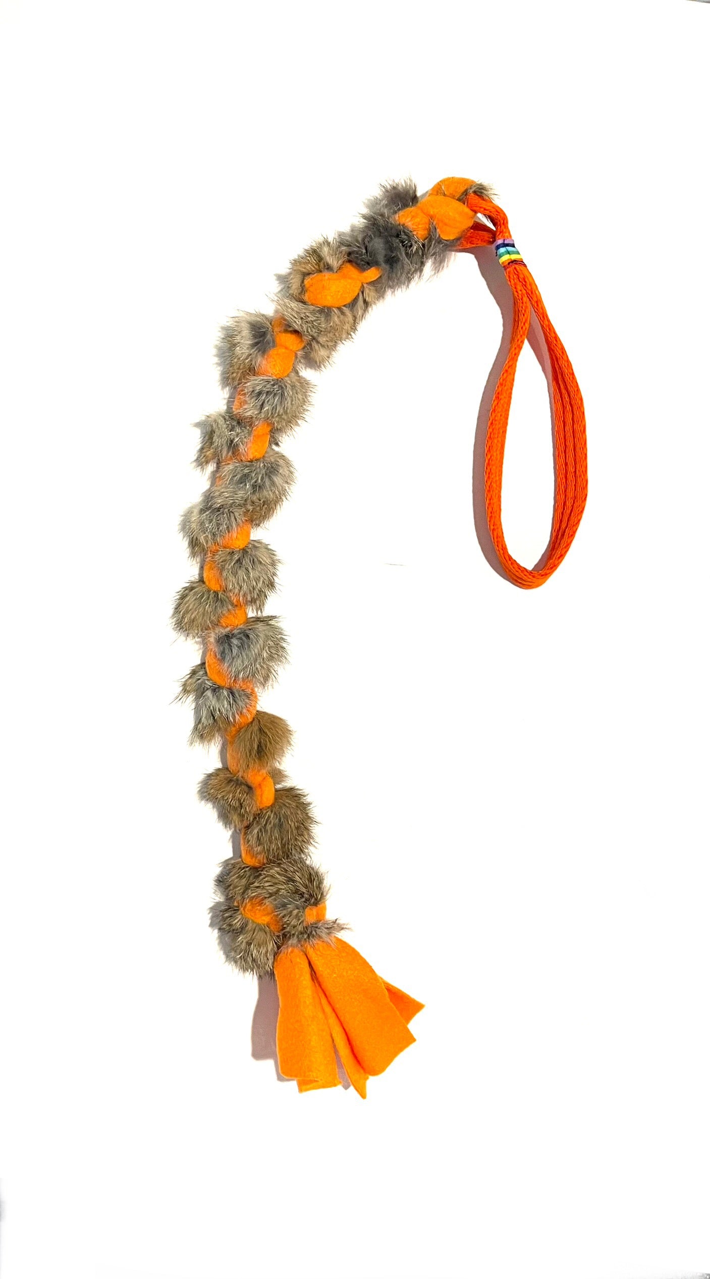 Rainbow Bunny Braid Tug