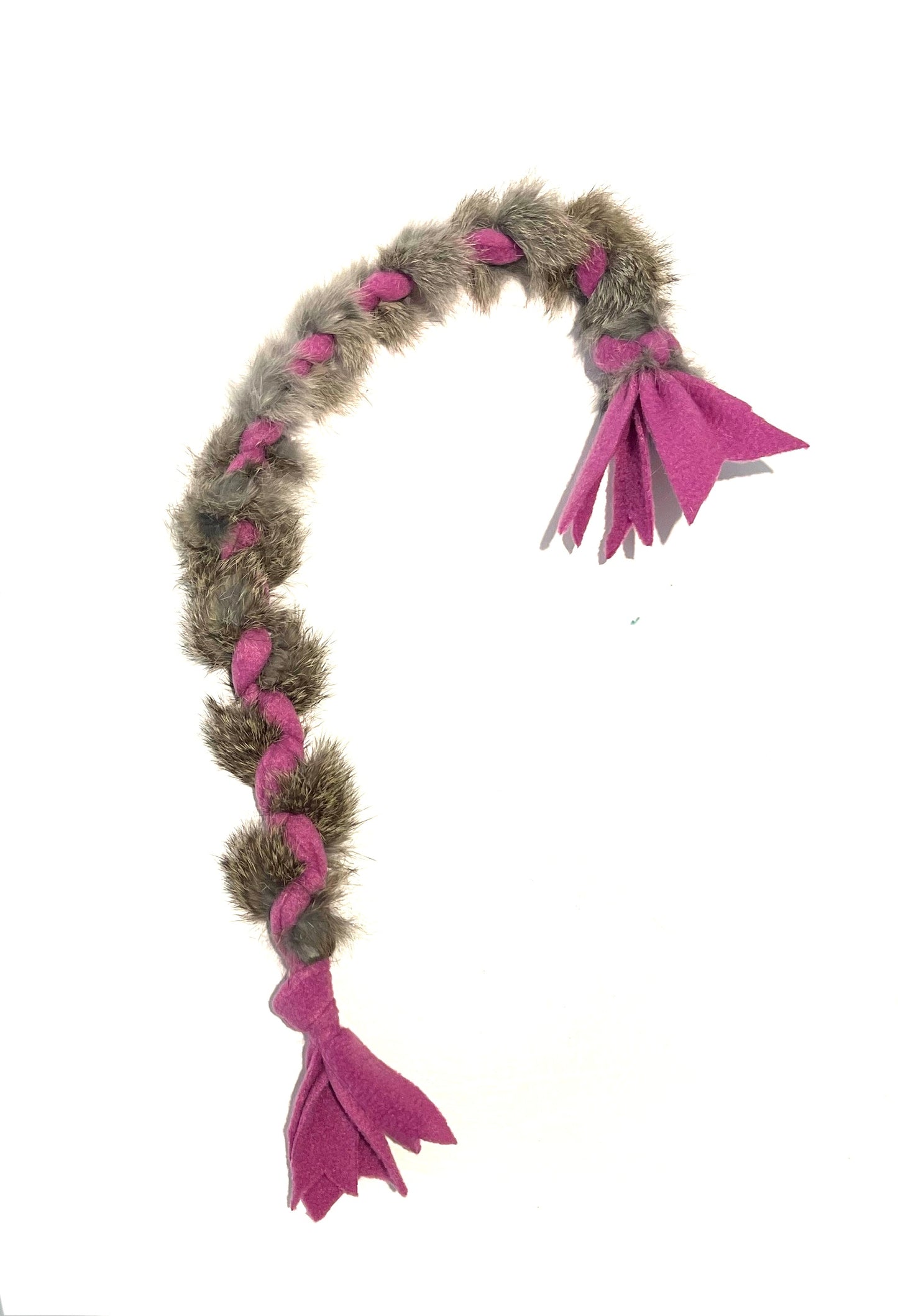 Rainbow Rabbit & Fleece Braided Tugs