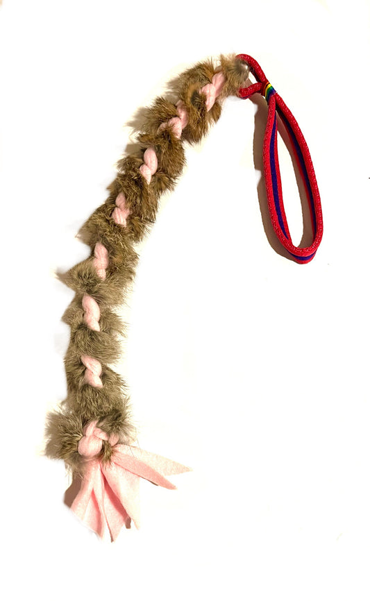 Rainbow Bunny Braid Tug