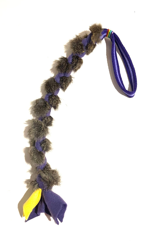 Rainbow Bunny Braid Tug