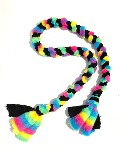 Rainbow Braided Fleecy's and Furs