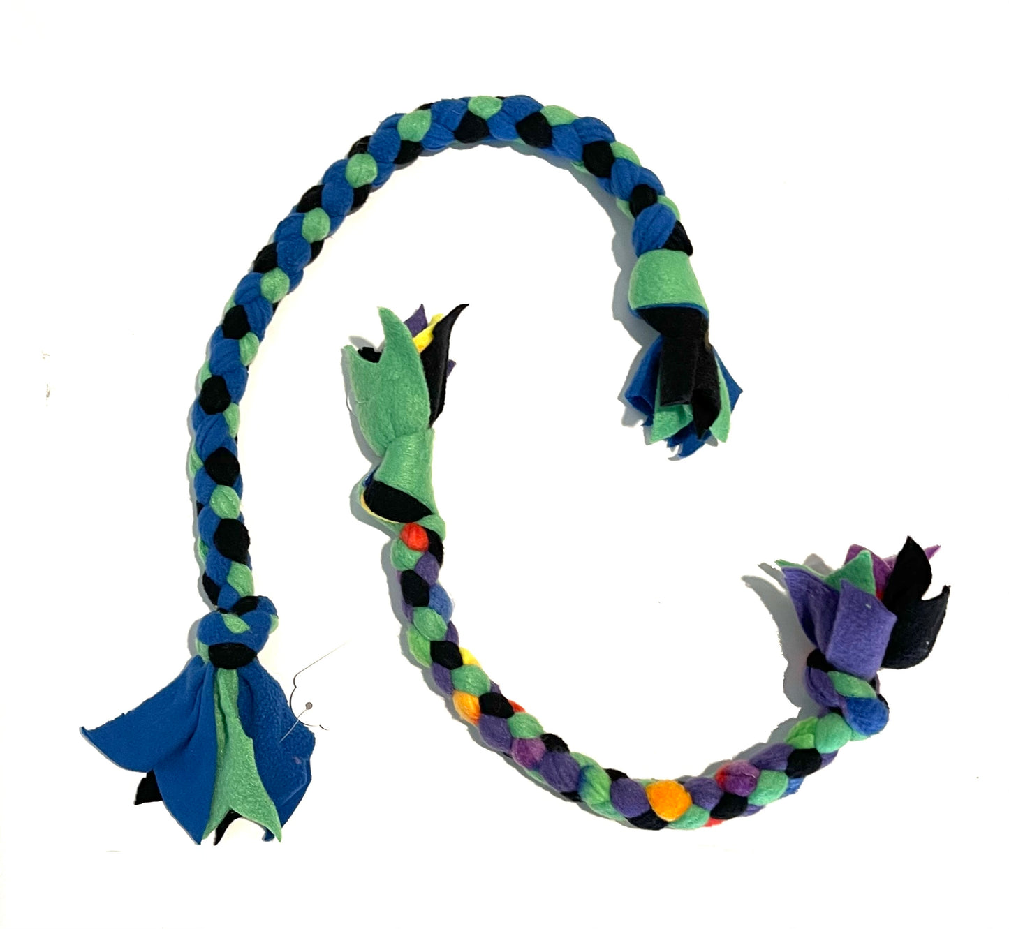 Rainbow Braided Fleecy's and Furs