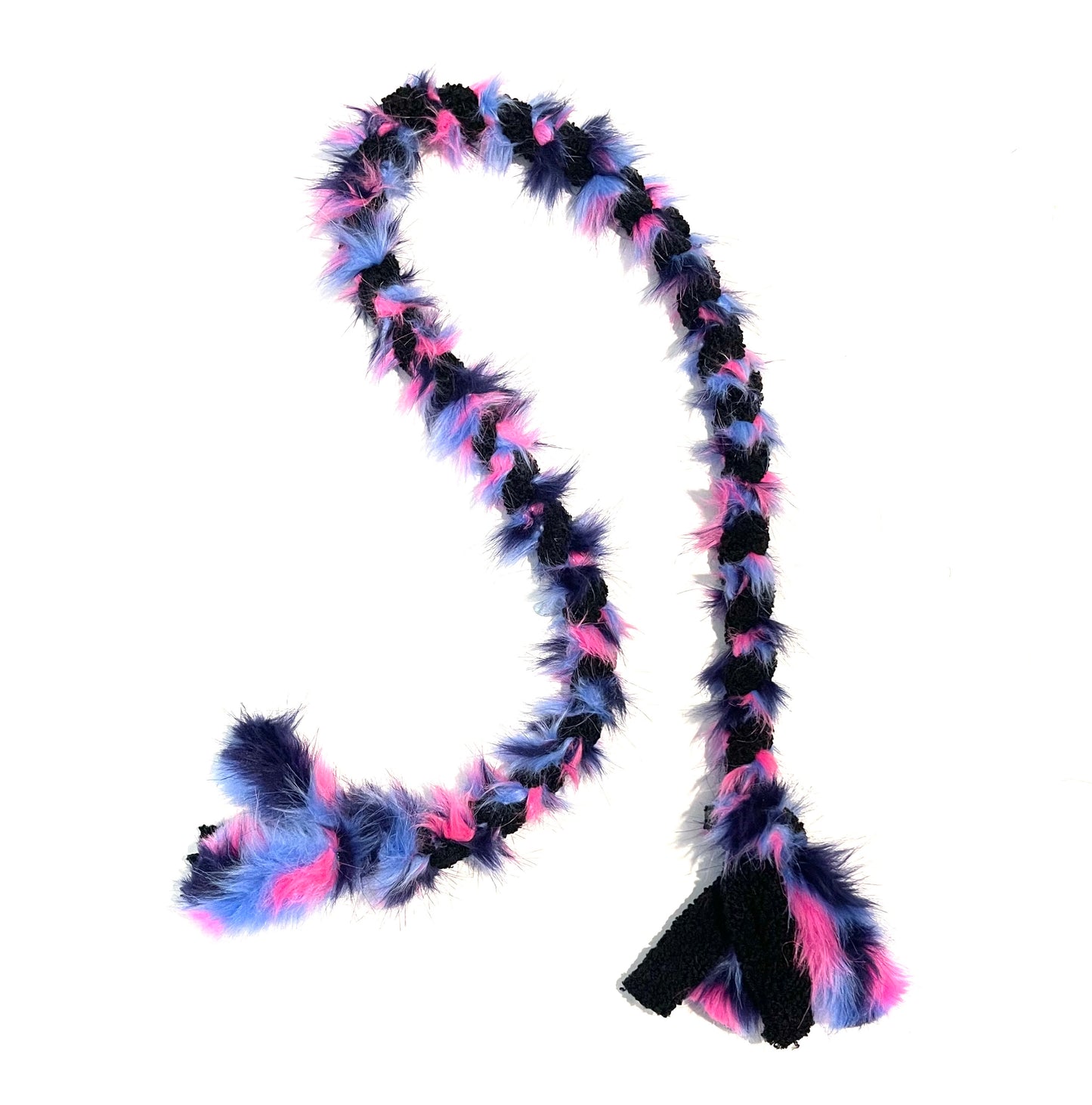 Rainbow Braided Fleecy's and Furs