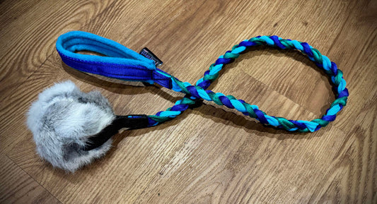 SALE - Bunny Ball With Webbing Braid