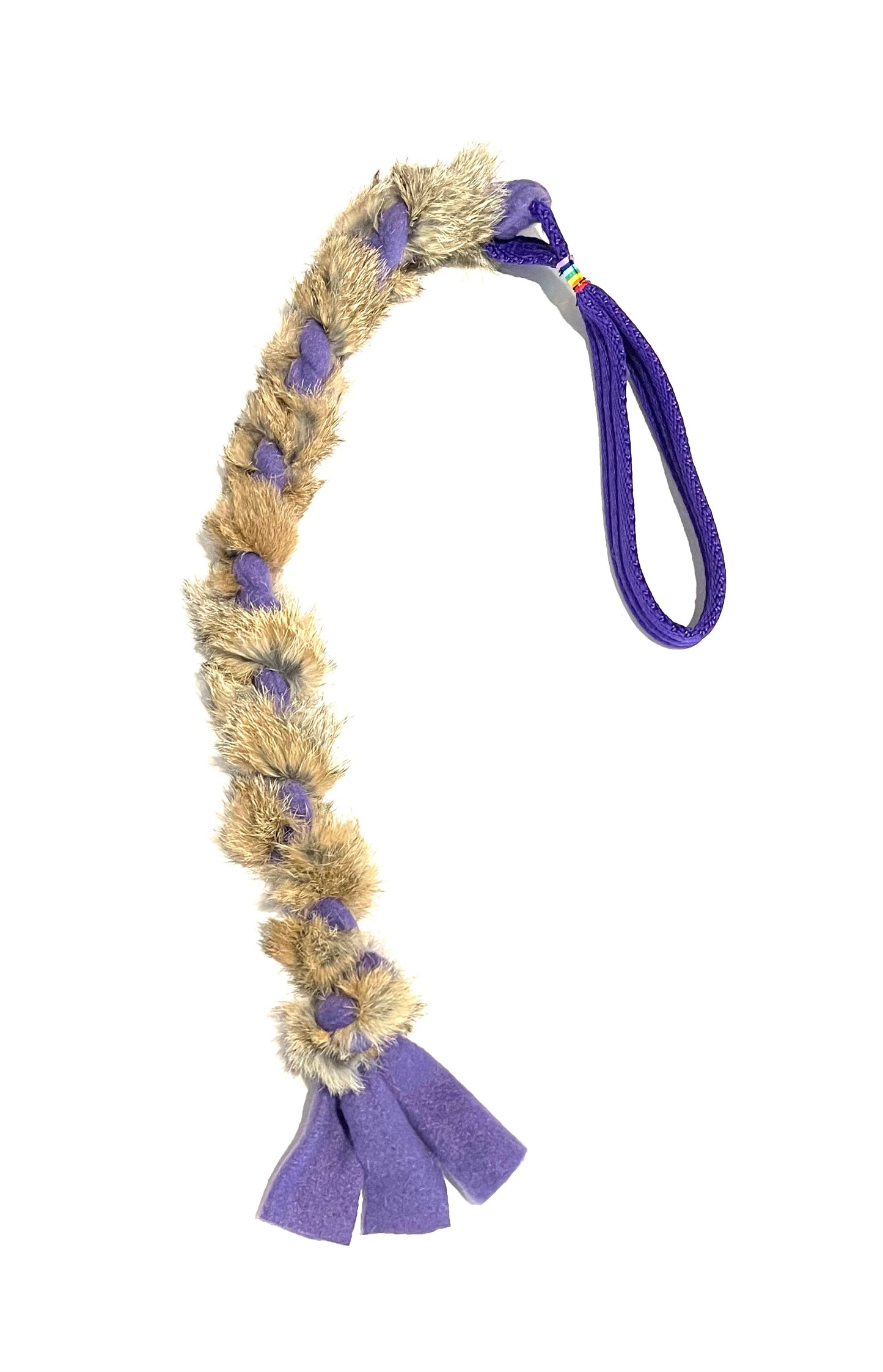 Rainbow Bunny Braid Tug