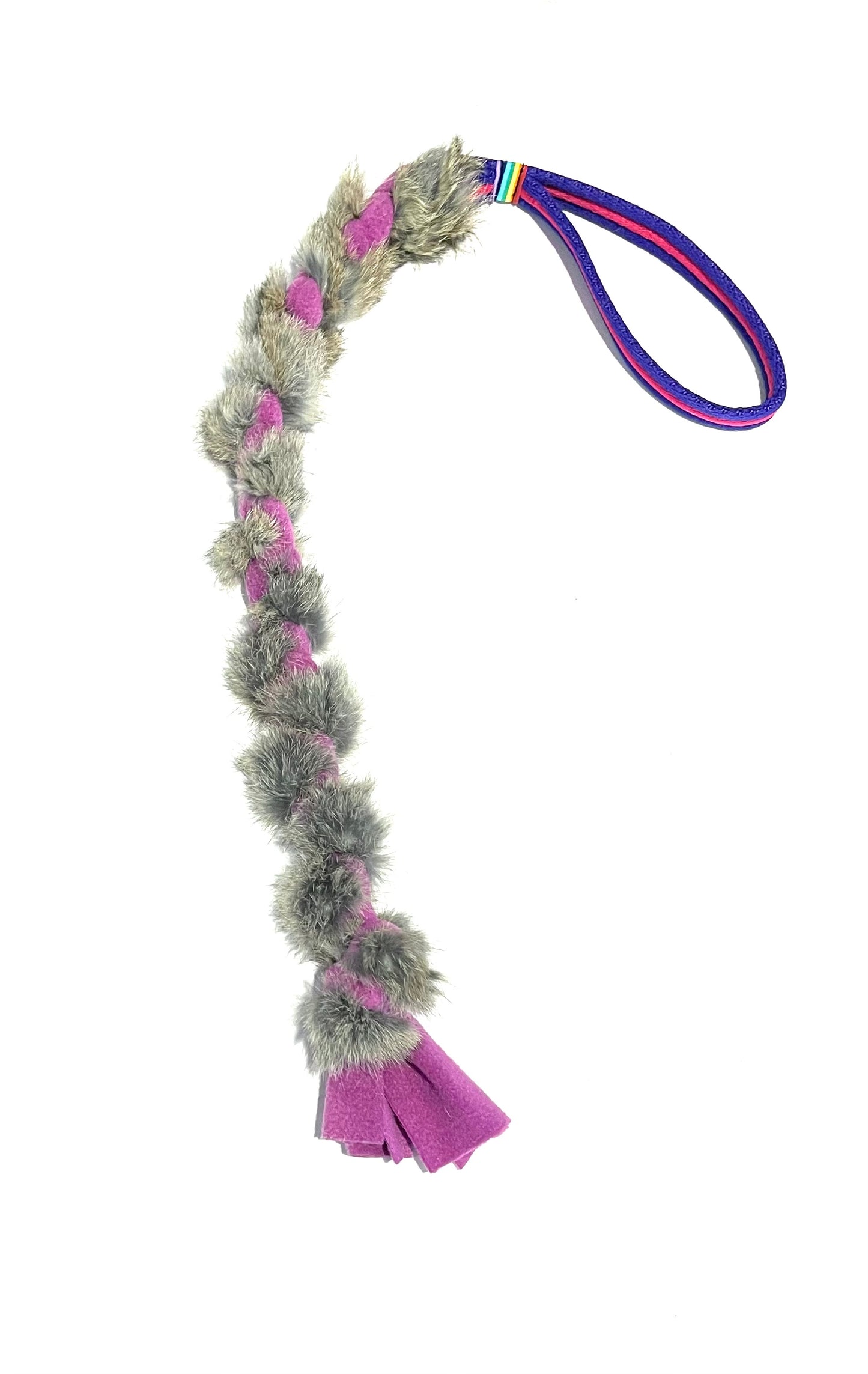 Rainbow Bunny Braid Tug