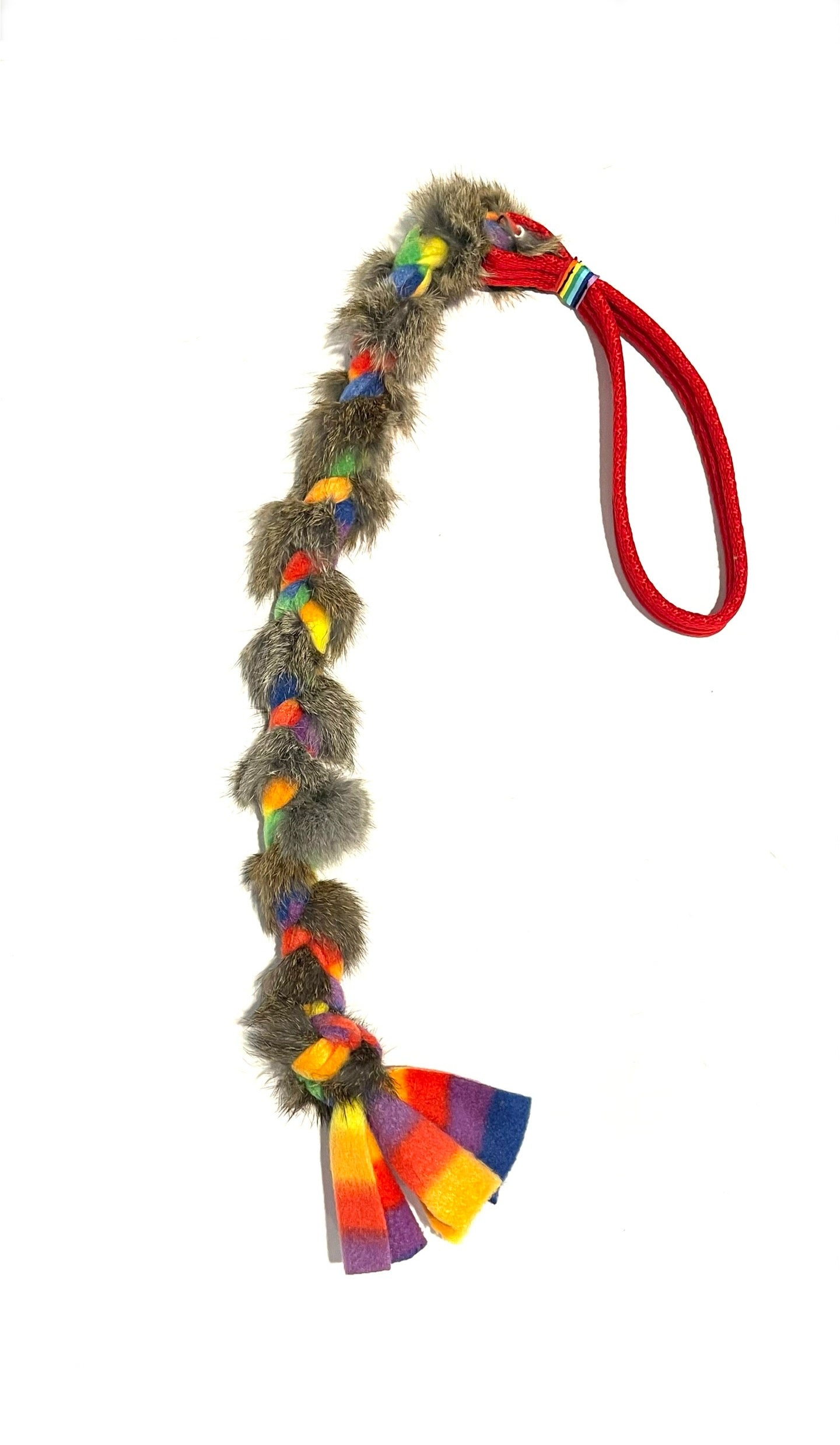 Rainbow Bunny Braid Tug