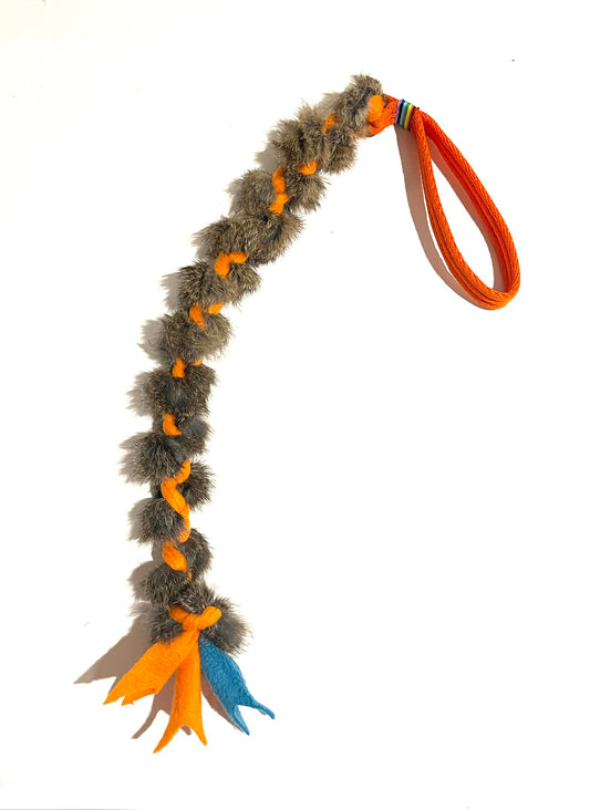 Rainbow Bunny Braid Tug